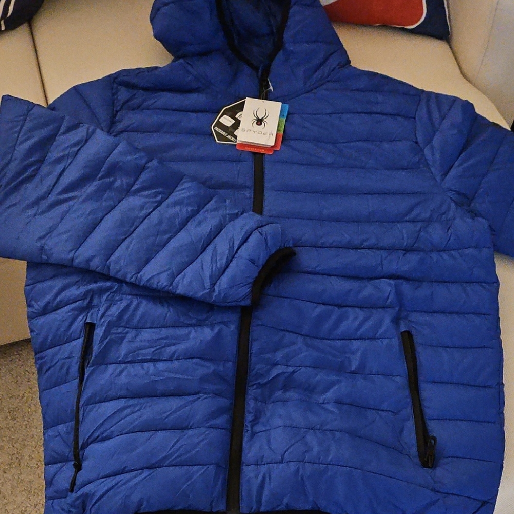 Spyder Royal Blue Quilted Jacket